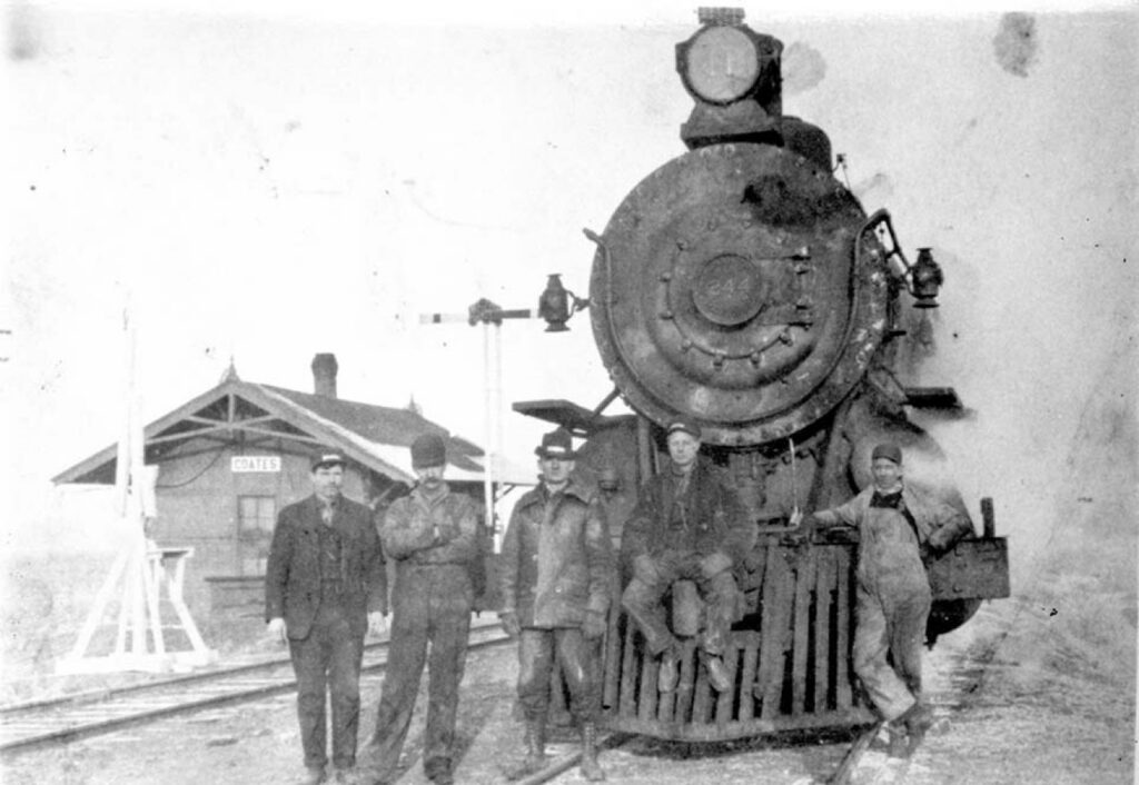 Coates, Depot