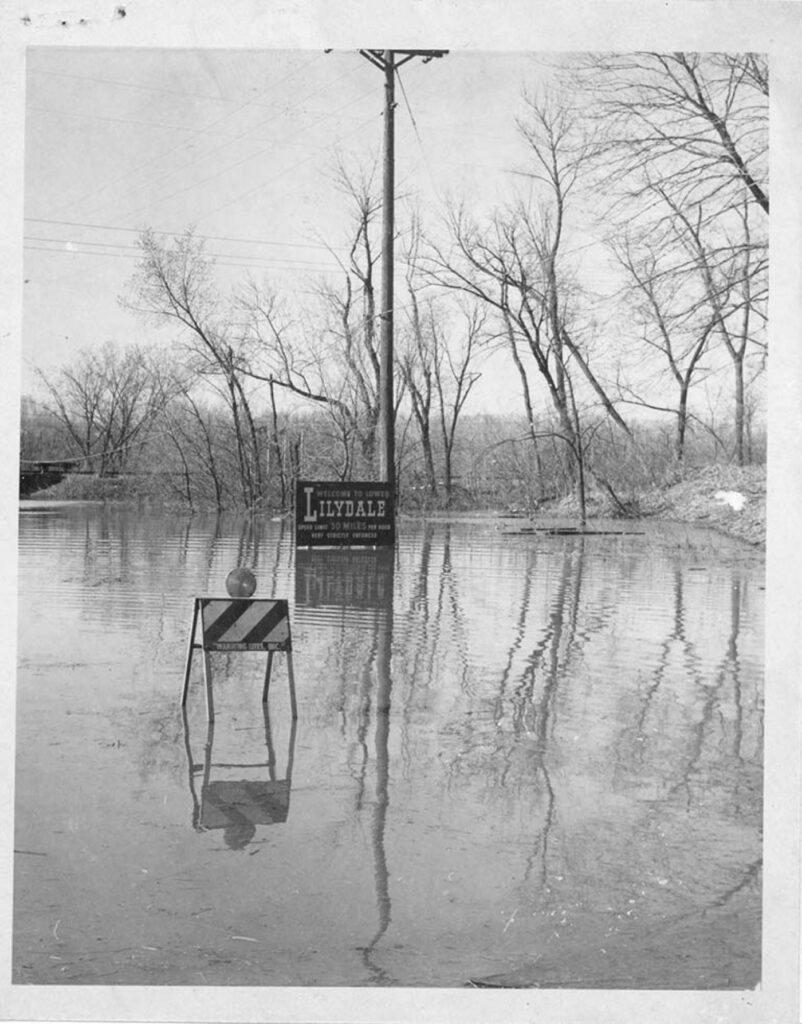 Lilydale, Flood