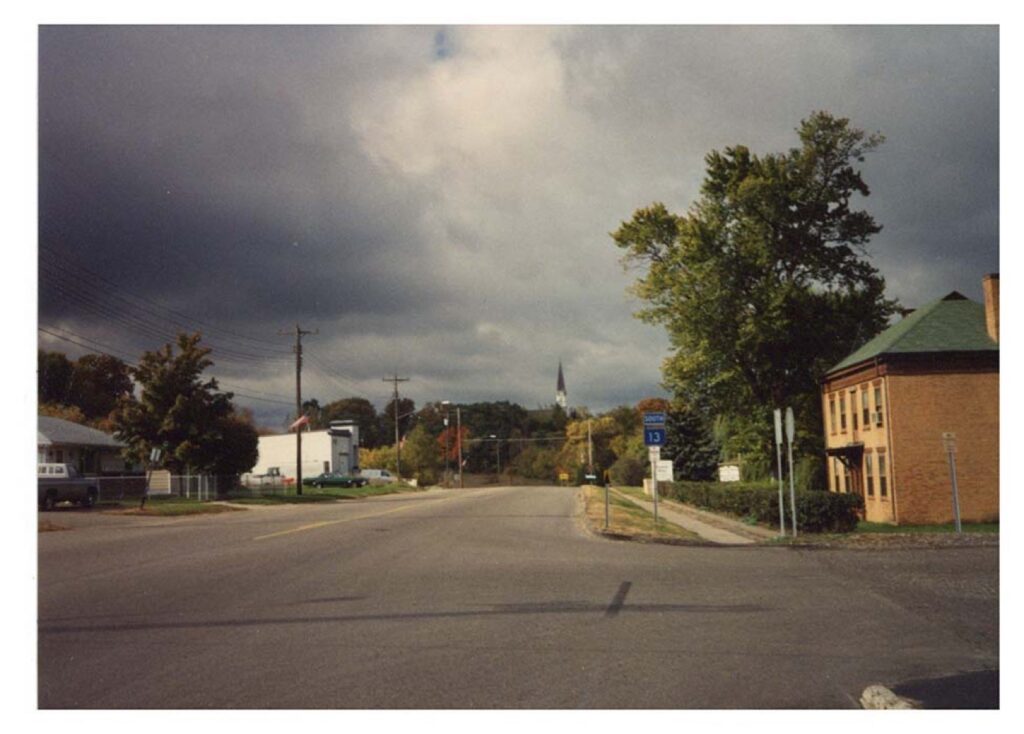 Mendota, Highway 13 Downtown Mendota 1991