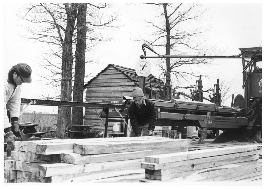 Nininger, Sawmill at Spring Lake Park 1980